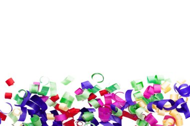 renkli konfeti parçaları 