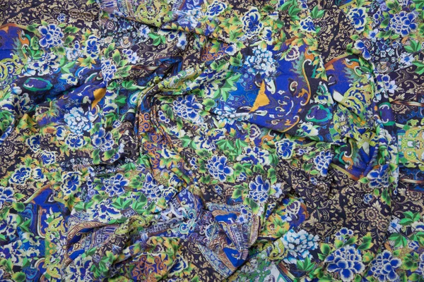 Güzel kumaş desenleri ile yün. Sanat resim, güzel kumaş desenleri. Renkli soyutlama, üstten görünüm