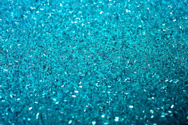 Světlé Modré Flitry Pozadí Abstraktní Glitter Vzor Pro Prázdninové Pohlednice — Stock fotografie