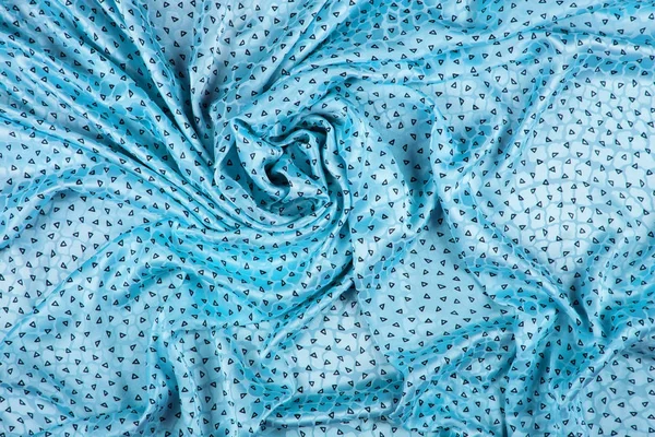 Abstract Holiday Background Closeup Blue Cloth Texture — Stock Photo, Image
