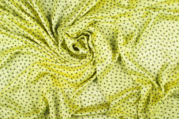 Abstract Holiday Background Closeup Yellow Cloth Texture — Stock Photo, Image