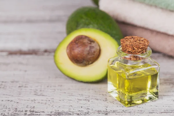 Natural cosmetic oil with avocado