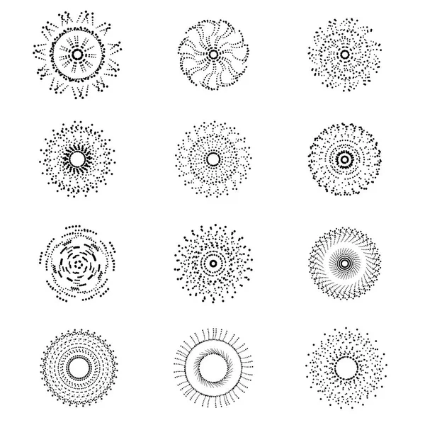 Süsleme öğesi mandala kümesi