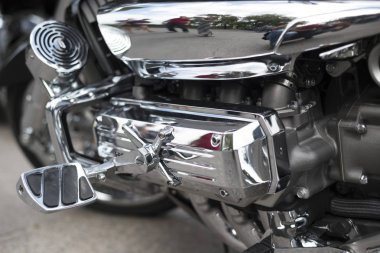 Motosiklet fren ve tekerlek tekerlek detaylarla