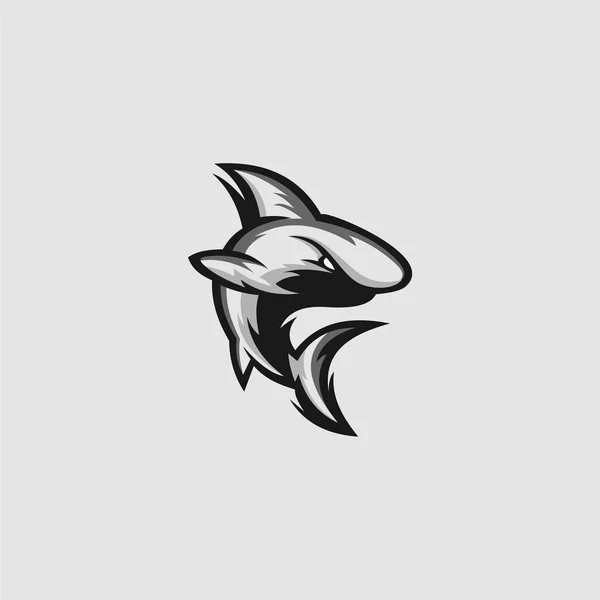 Shark logo image. — Stock Vector © deskcube #46472241