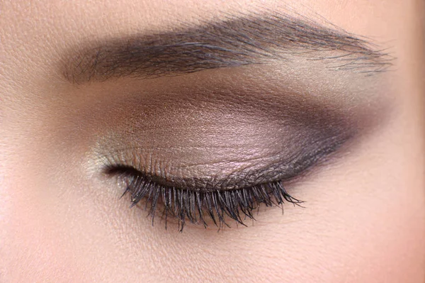 Macro shot of an eye of a woman — Stock Photo, Image