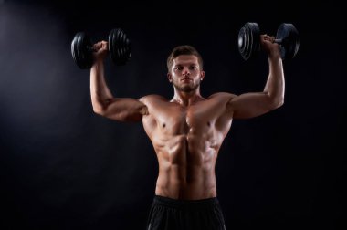 Genç fitness adam Studio
