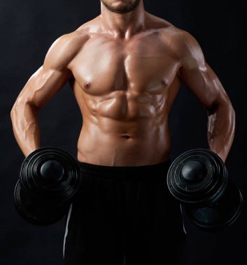 Genç fitness adam Studio