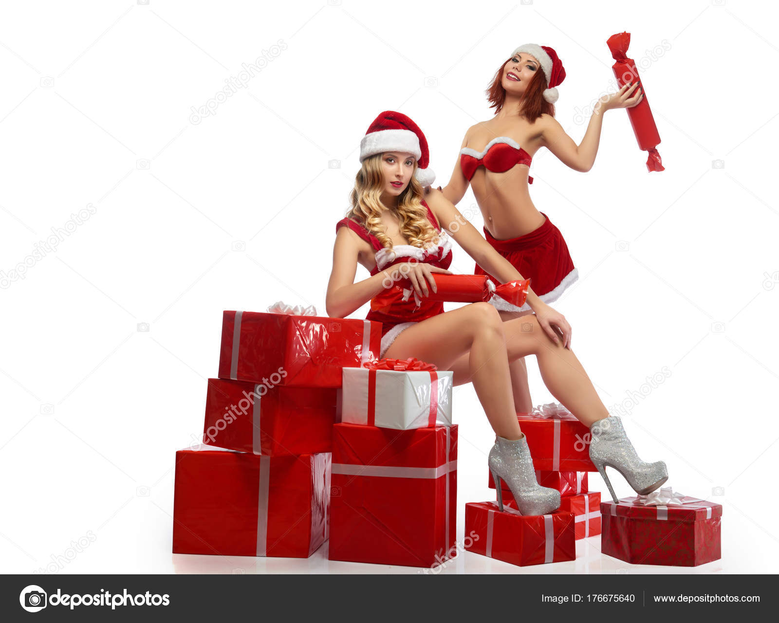 Naughty Christmas Girls