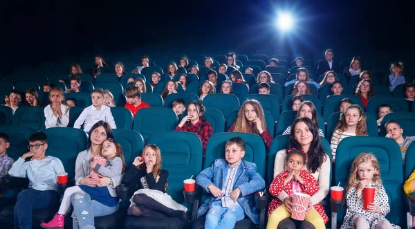 Photo of cinema hall full of people. — Stock Photo, Image