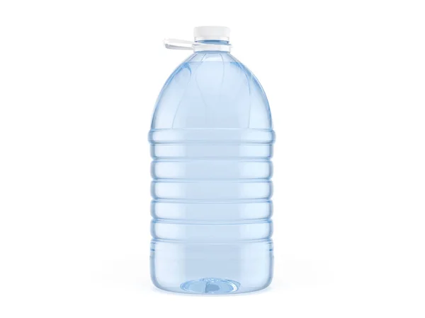 Botella Plástico Con Tapa Blanca Ilustración — Foto de Stock