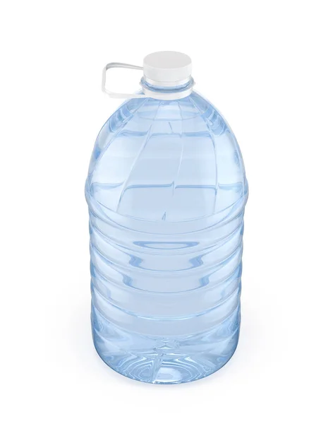 Plastikowa Butelka Białym Wieczkiem Ilustracja — Zdjęcie stockowe