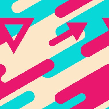 Oklarla modern parlak seamless modeli. Vektör soyut patt