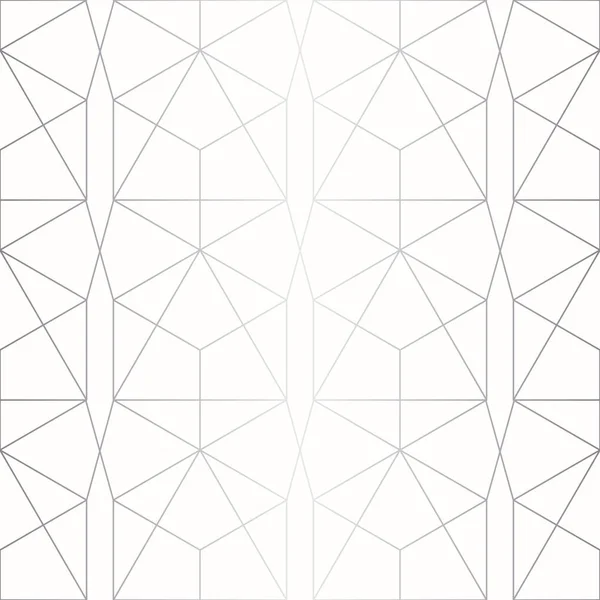 Naadloze abstracte geometrische patroon. Zilveren achtergrond. — Stockvector