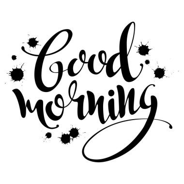 El yapımı hat, vektör çizim. El yazısı 