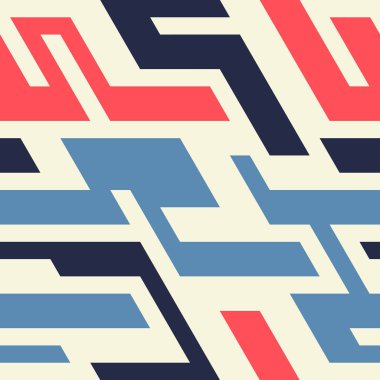 Soyut geometrik renkli desen. Sorunsuz vektör arka plan