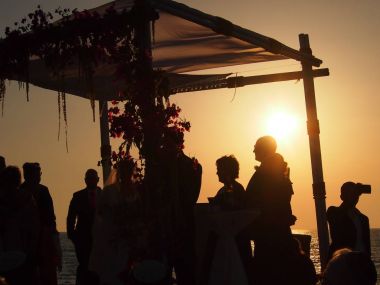İsrail chuppah siluet