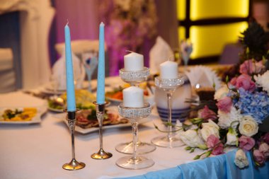 düğün günü masa dekorasyonu