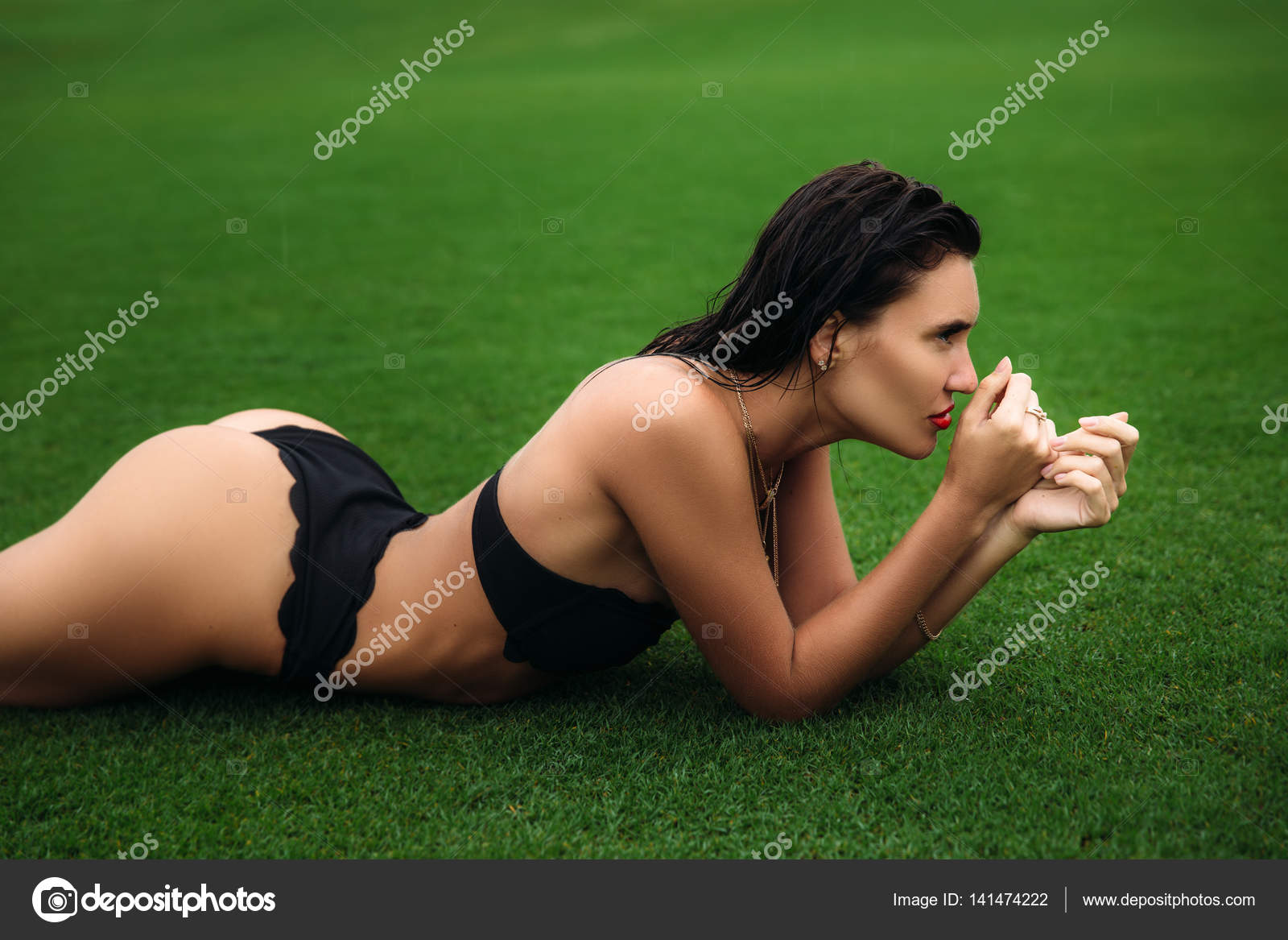 Sexy bottino nero foto