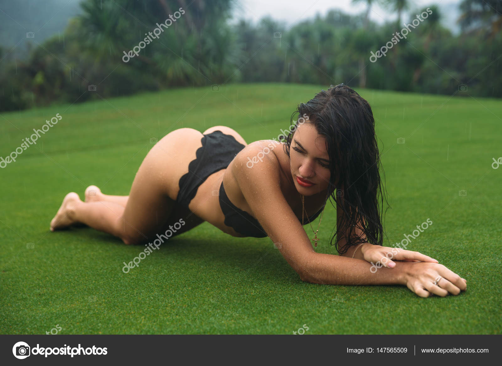 Sexy jonge zwarte kont
