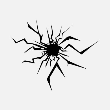 görüntü kurşun deliği, vurdu