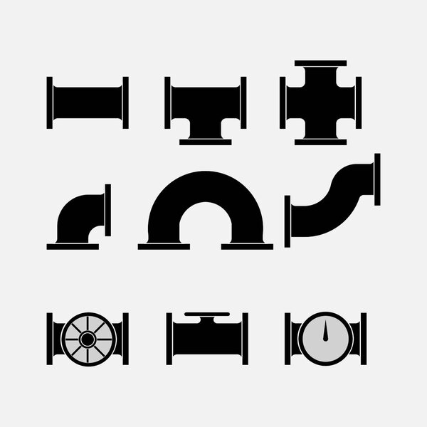 иконы труб, труб, стройка
