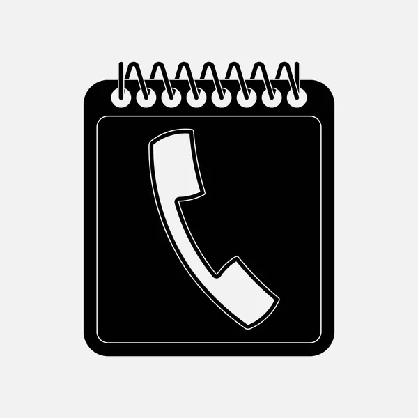 Icon Call, Kommunikation, Anruf commi — Stockvektor