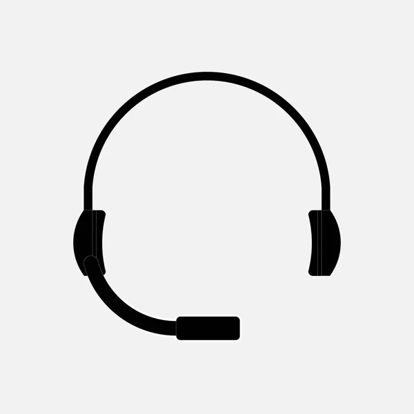 Unterstützung für Symbole, Headset — Stockvektor