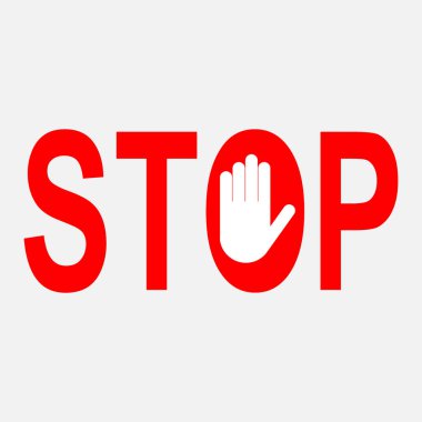 Kırmızı dur işareti, yansıma iz