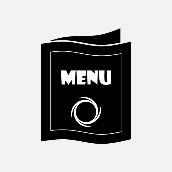 Menu icône, service en chambre, café — Image vectorielle