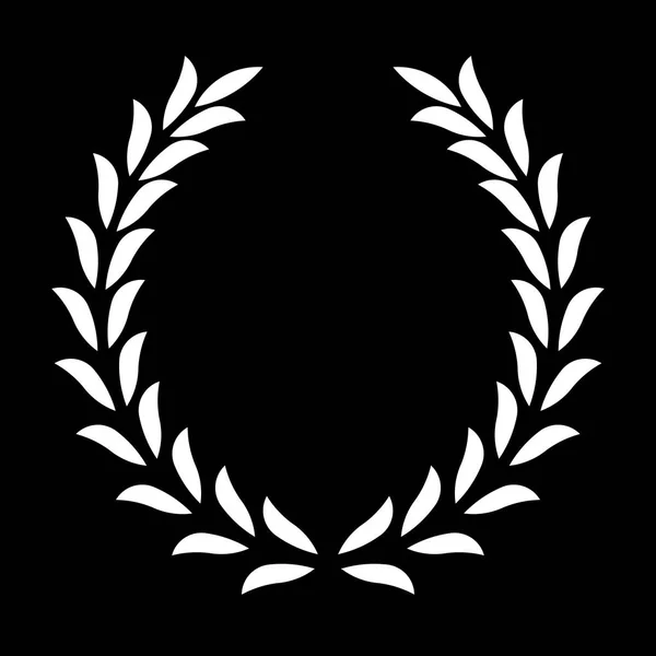 Icona corona di alloro, disegno spotrs — Vettoriale Stock