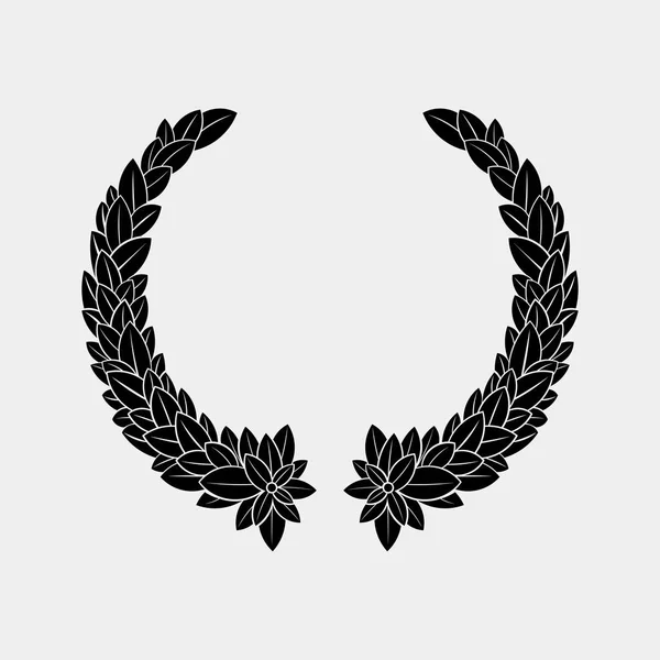 Coroa de louro ícone, design spotrs — Vetor de Stock