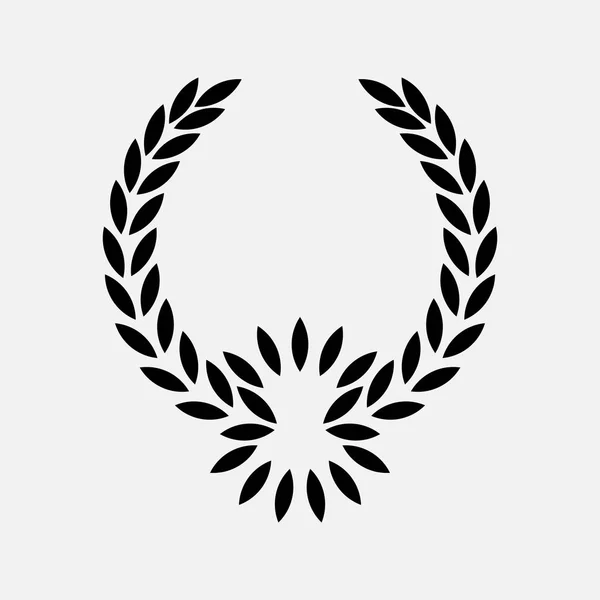 Icona corona di alloro, disegno spotrs — Vettoriale Stock