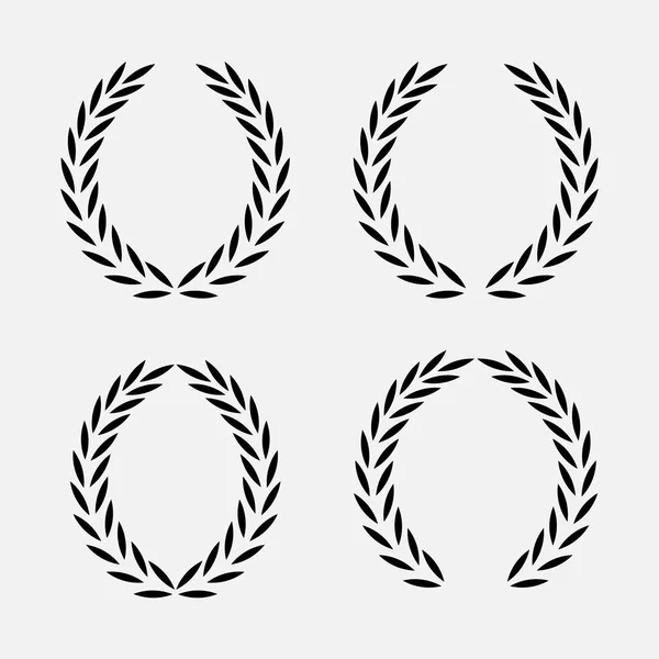 Icon laurel wreath, spotrs design — Stock Vector