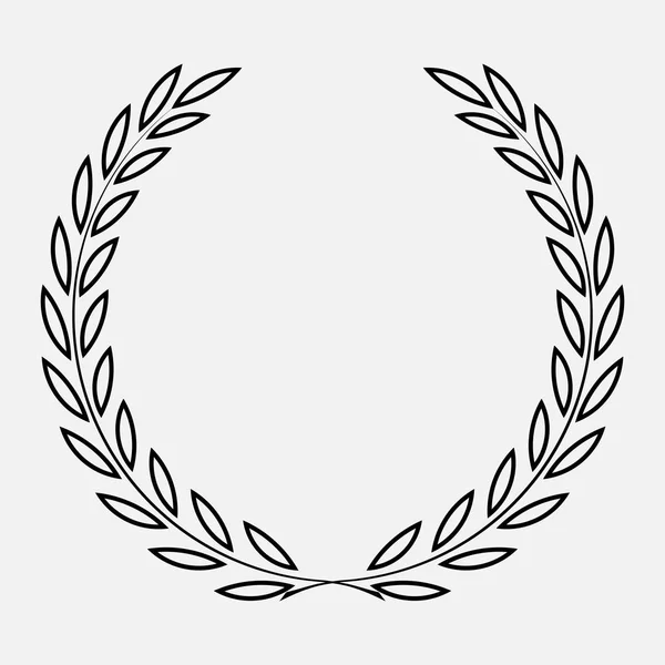 Icon laurel wreath, spotrs design — Stock Vector