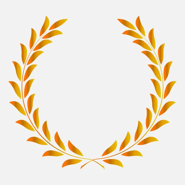 Coroa de louro ícone, design spotrs —  Vetores de Stock