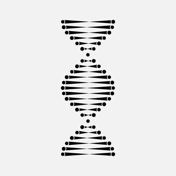 Icona struttura del DNA, innovazioni — Vettoriale Stock