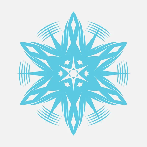 Icon flocons de neige, hiver, nouvel an, neige — Image vectorielle