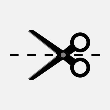 makas simgesi, kesi yolu