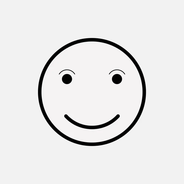 Symbol lächeln, Smiley für den Chat — Stockvektor