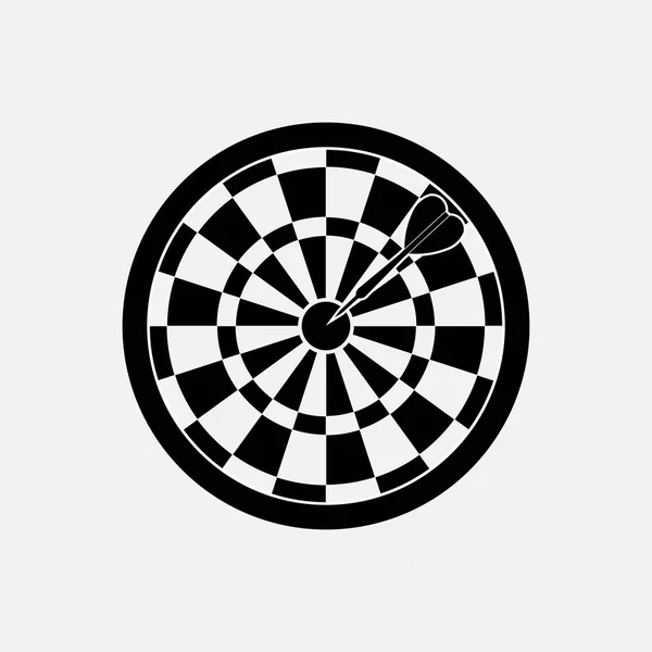 Το εικονίδιο προορισμού dart, Βελάκια παιχνίδι — Διανυσματικό Αρχείο