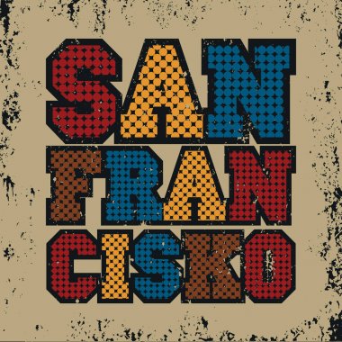 san francisco t-shirt, T-shirt yazıt