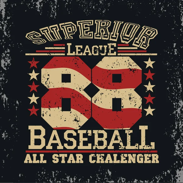 t-shirt beyzbol grafik tasarım. Spor giyim tshirt damgası