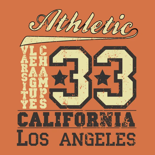 T-Şir California, özgün spor, Üniversite Spor, vintage T-Şir