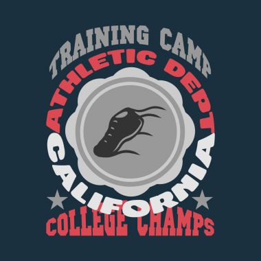 T-Şir California, özgün spor La, kolej spor, vintage T-s