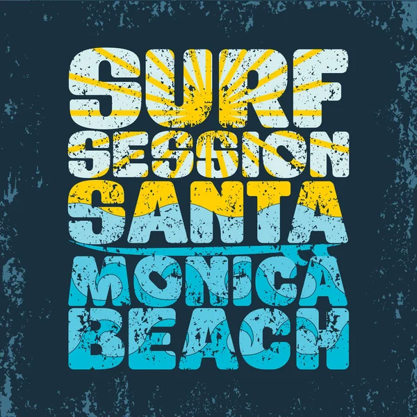 t-shirtler sörf oturumu, t-shirtler santa monica, su sporları