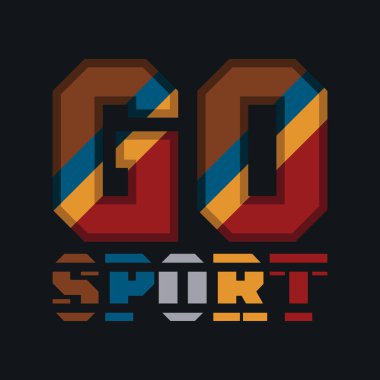 tişört git spor, spor amblemi