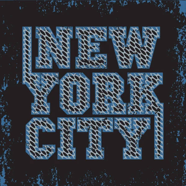 Camiseta Nueva York, deporte camiseta, diseño deportivo, moda de Nueva York — Archivo Imágenes Vectoriales