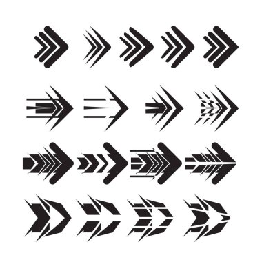 ok, yön veya navigasyon göstergesi, web düğmeleri tasarımı