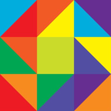 Geometrik soyut arkaplan, poster tasarımı, karmaşık geometrik formda basit şekiller